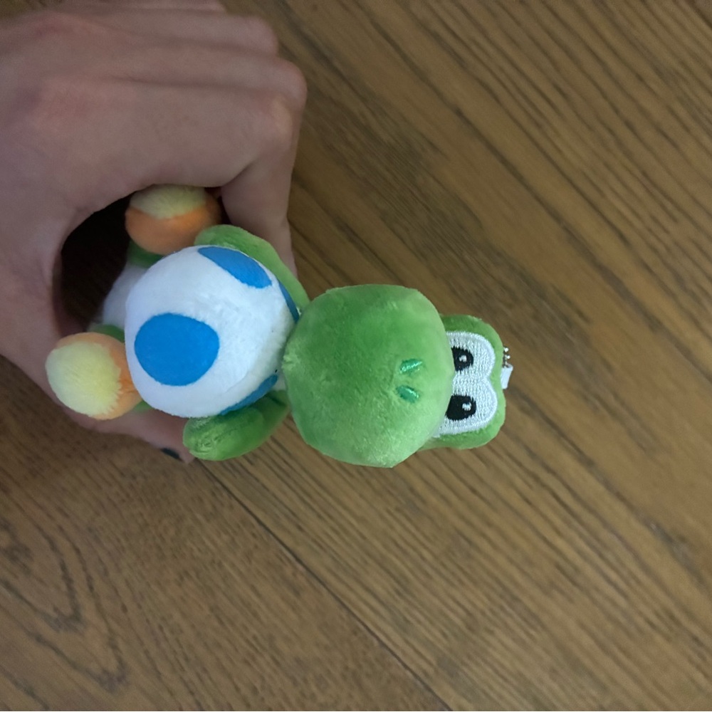 yoshi keychain plushie